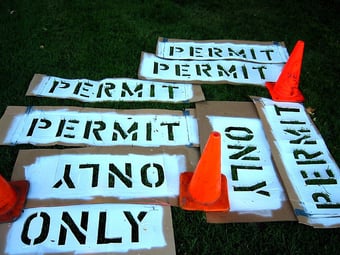 a permit is need if you are renting a dumpster and putting it on the street