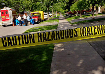 Tossing hazardous materials is a common dumpster rental mistake.
