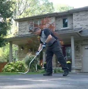 Sweeping up Nails After Dumpster is Picked Up2