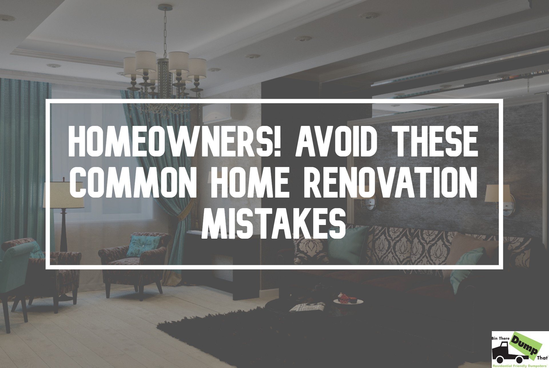 Avoid These 10 Most Common Home Renovation Mistakes